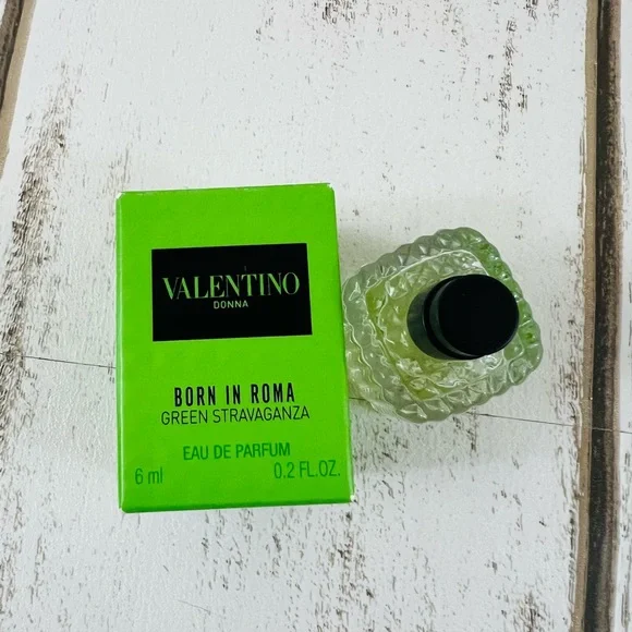 Valentino Born in Roma Green Stravaganza Deluxe Mini Parfume 6ml 0.2fl.oz. - Picture 4 of 7
